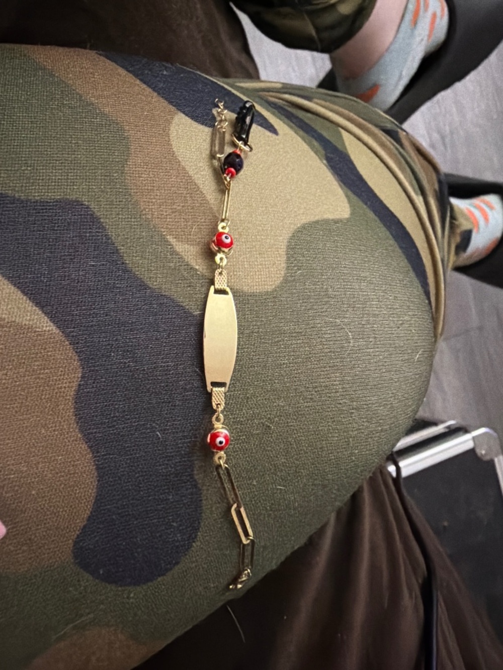 Brazilian evil eye bracelet with fist
